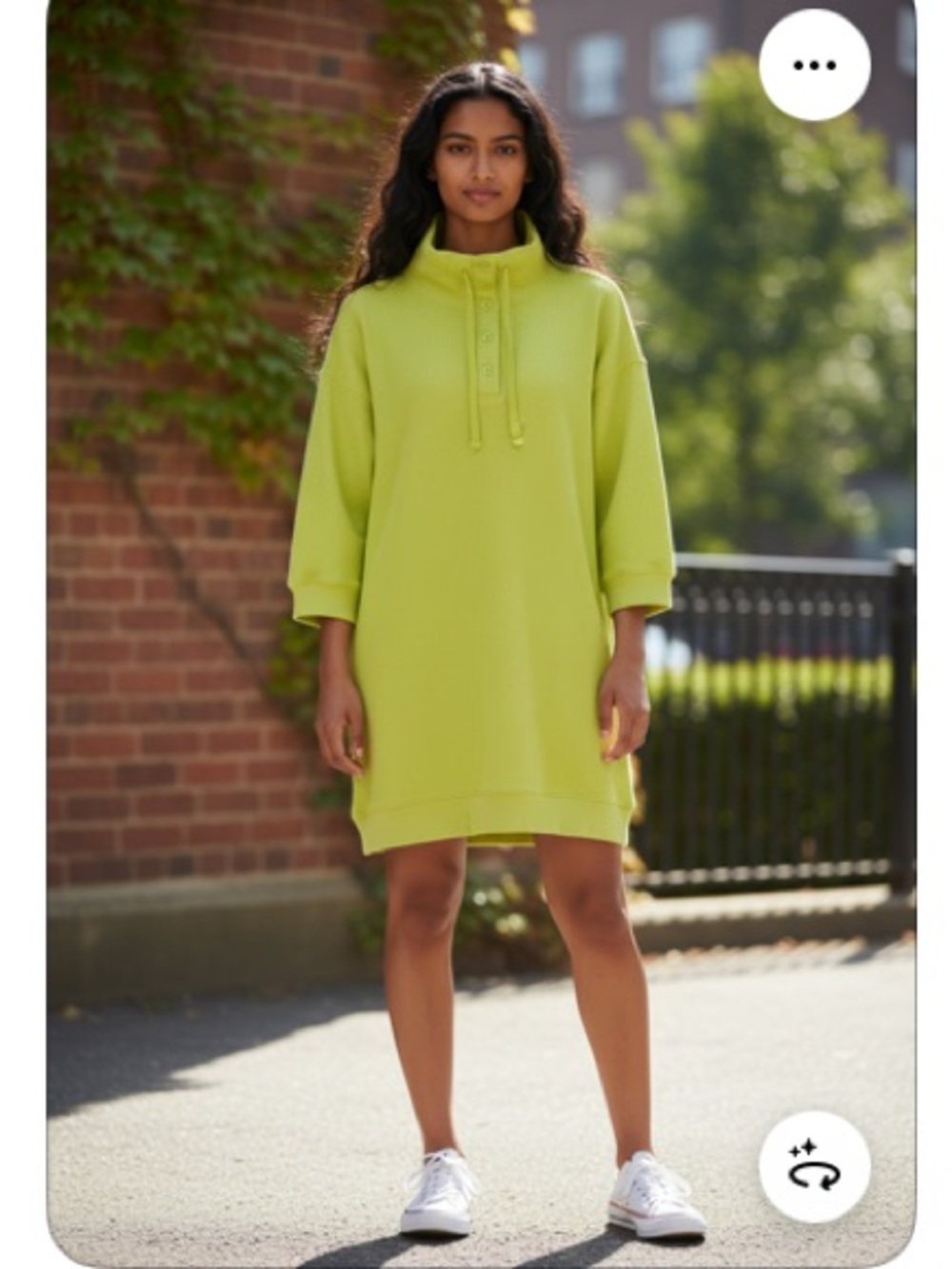 LILLA P WAFFLE DRESS